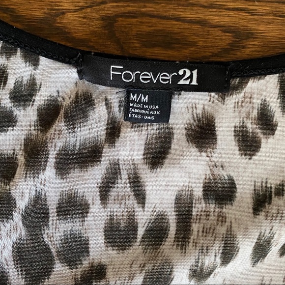 Forever 21 Cheetah Dress M - Picture 4 of 4
